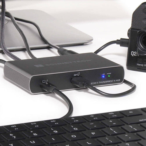 Sonnet Echo 5 Thunderbolt 4 Hub - Four Thunderbolt 4 Ports, USB 3.2 and 8K Display Support Sonnet Echo 5 Thunderbolt 4 Hub - Four Thunderbolt 4 Ports, USB 3.2 and 8K Display Support